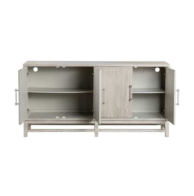 Annabelle Cream/Brown 4 Door Sideboard - Ornate Home