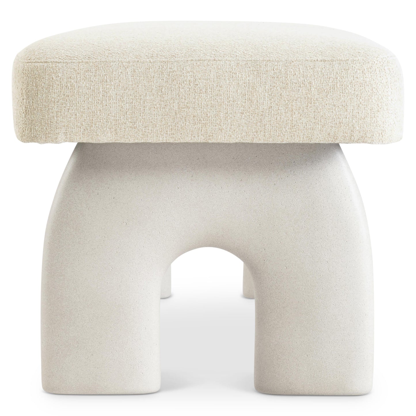 Antibes Pumice/Beige/Tan Bench - Ornate Home