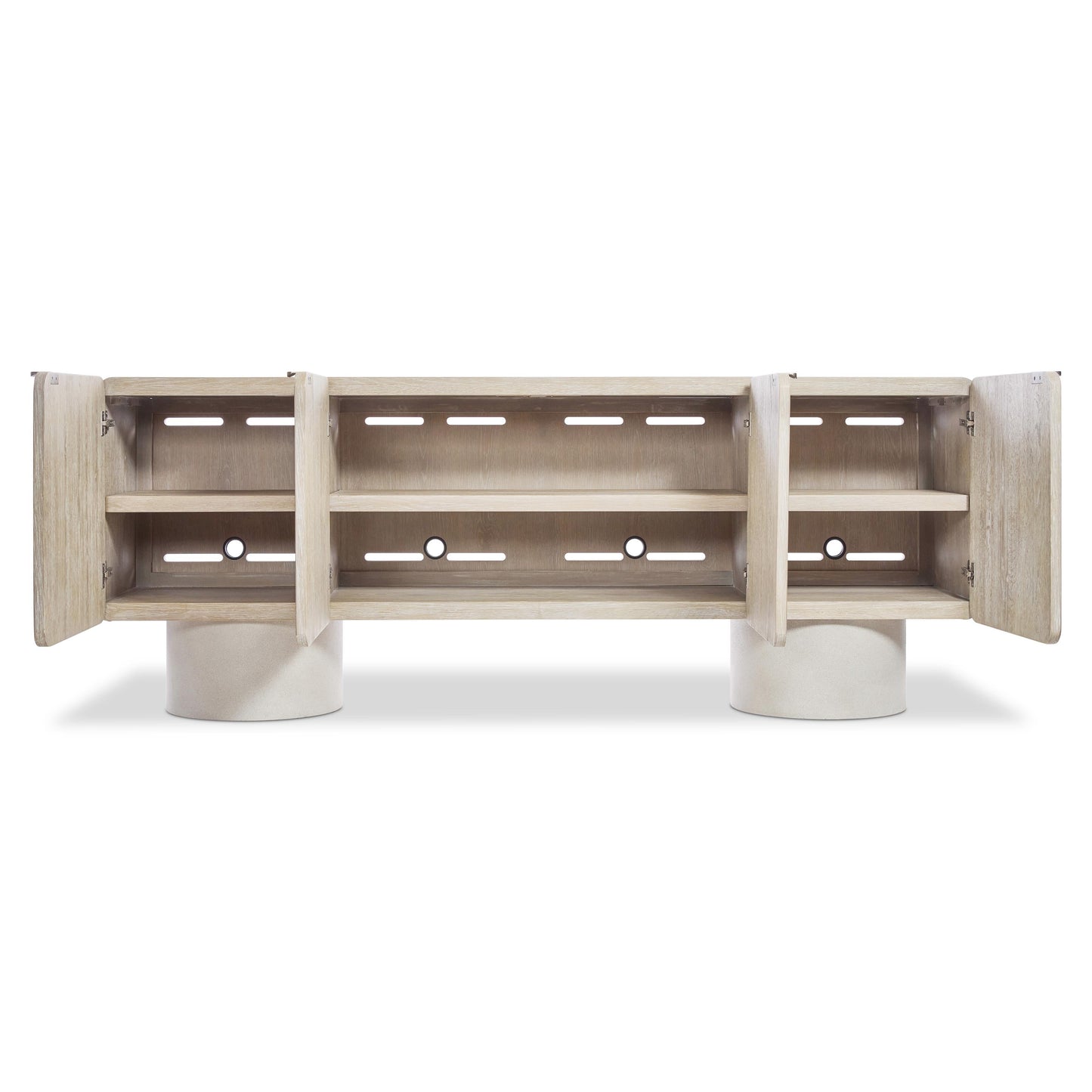 Antibes Pumice/Roz Entertainment Credenza - Ornate Home