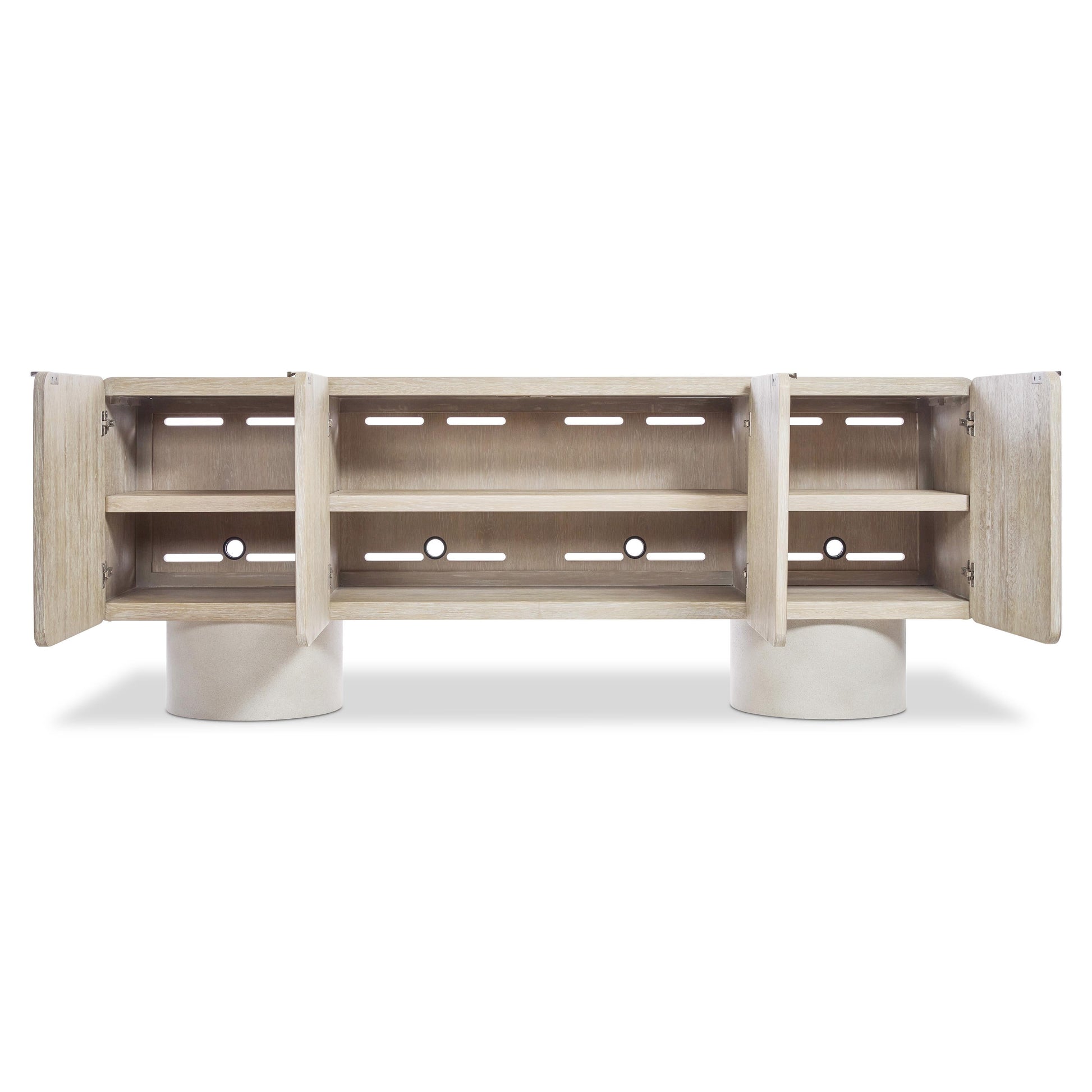 Antibes Pumice/Roz Entertainment Credenza - Ornate Home