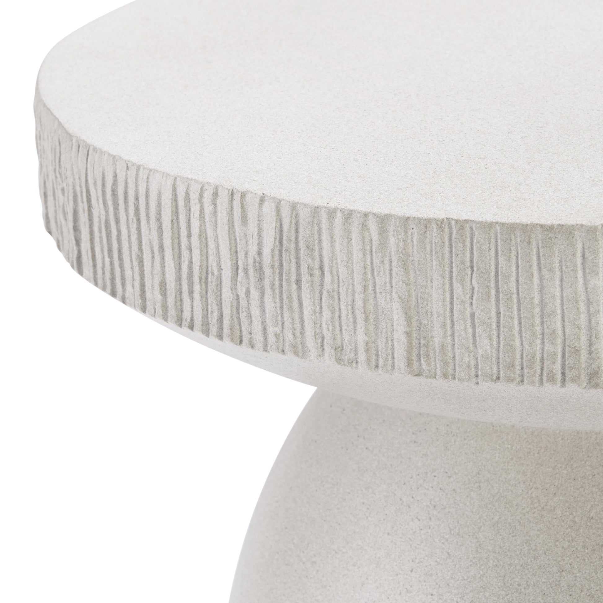 Antibes Pumice Side Table - Ornate Home