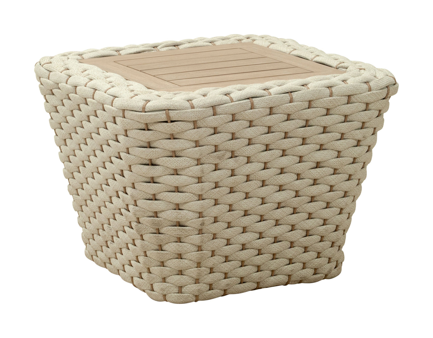 Antul White & Natural Outdoor Coffee Table - Ornate Home
