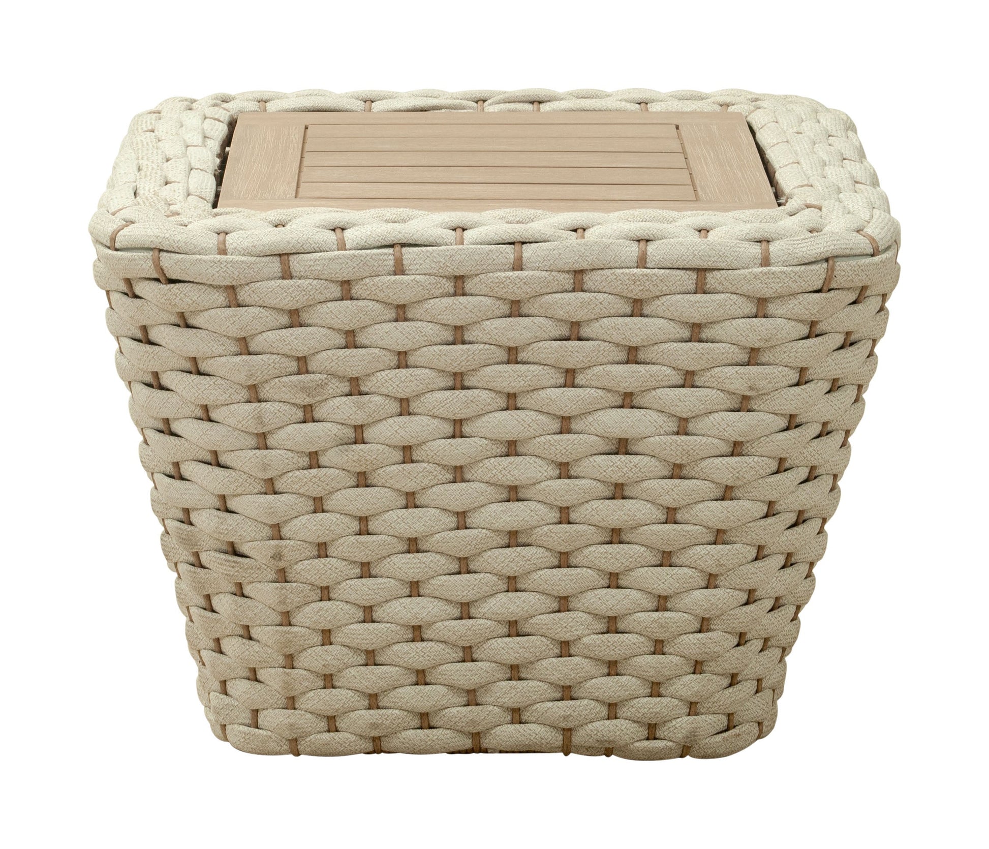 Antul White & Natural Outdoor Coffee Table - Ornate Home