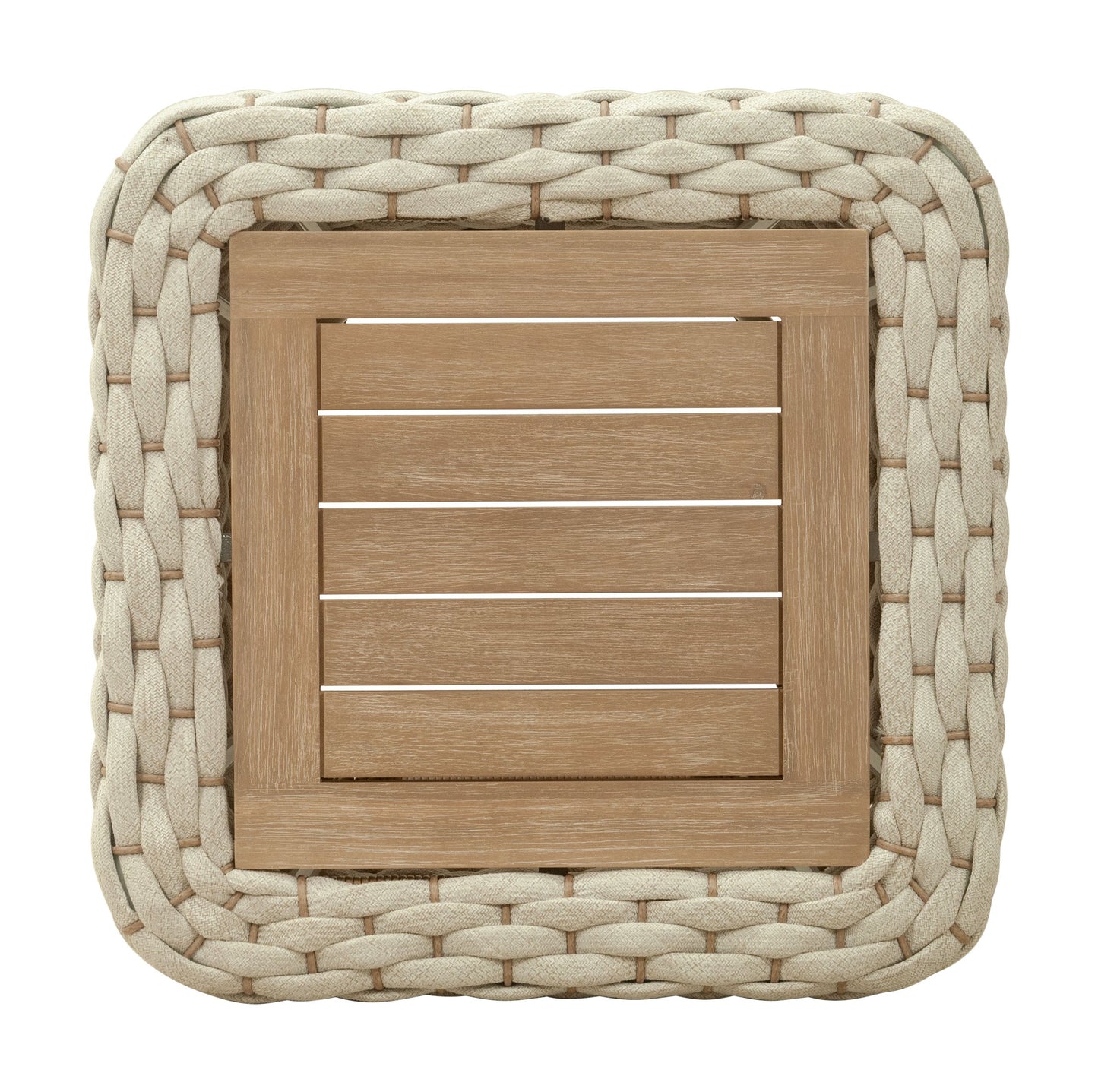 Antul White & Natural Outdoor Coffee Table - Ornate Home