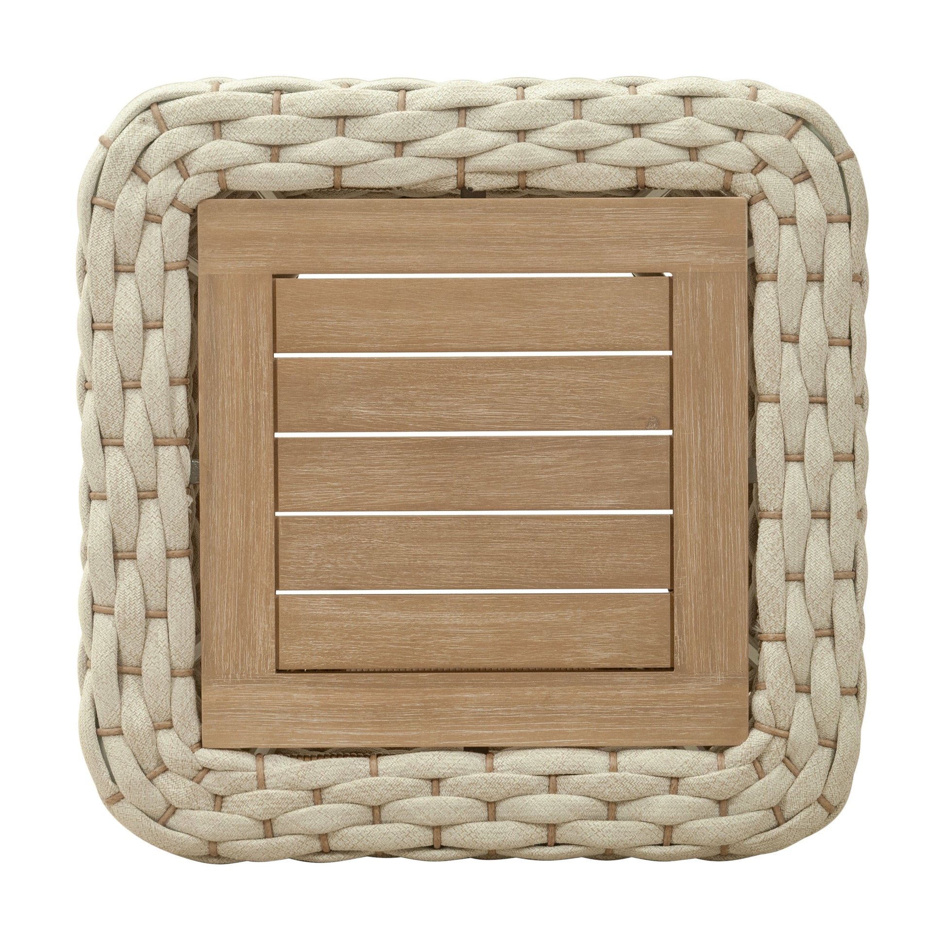 Antul White & Natural Outdoor Coffee Table - Ornate Home