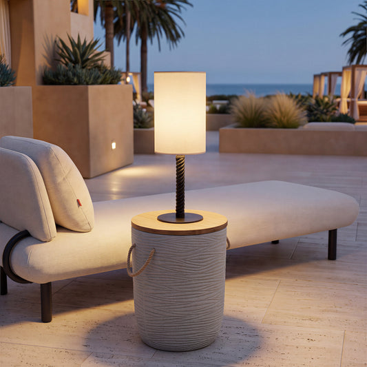 Aperto Beige Outdoor Chaise - Ornate Home