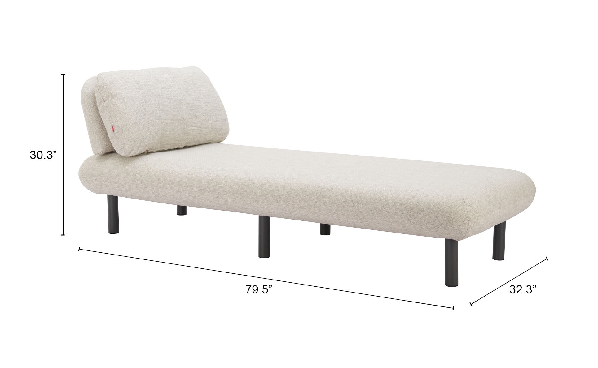 Aperto Beige Outdoor Chaise - Ornate Home