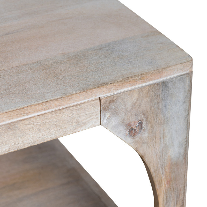 Apollo White/Tan Cocktail Table - Ornate Home