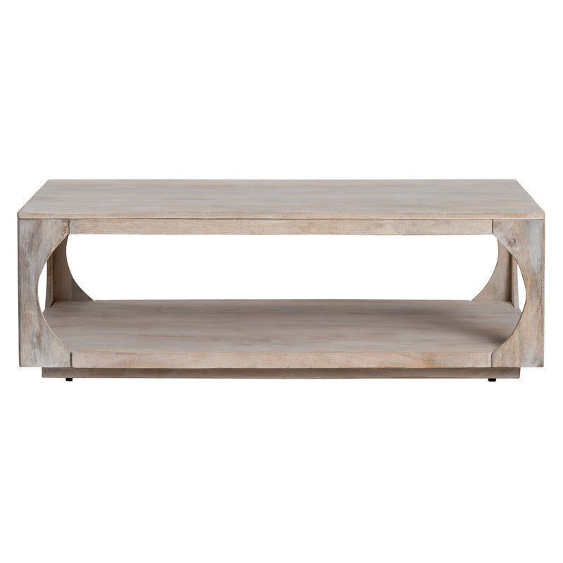 Apollo White/Tan Cocktail Table - Ornate Home