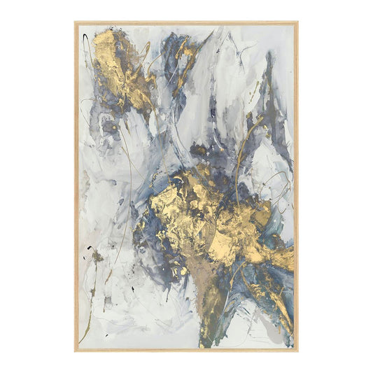Aqua Gold Yellow Painting by Buddy Whitlock - Ornate Home