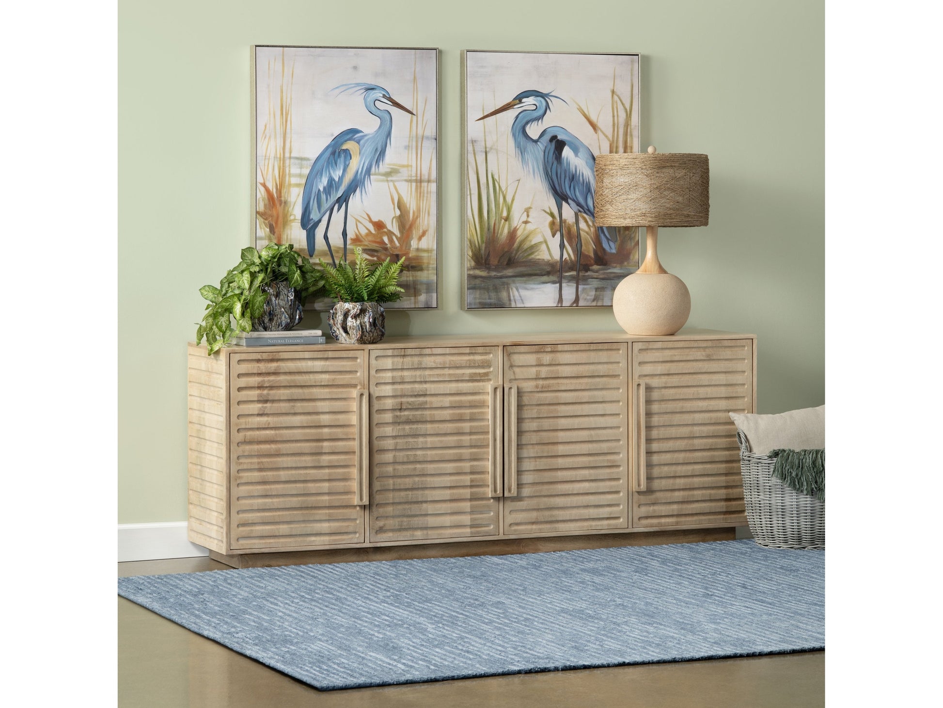Aqua Stance Green/Blue Canvas - Ornate Home