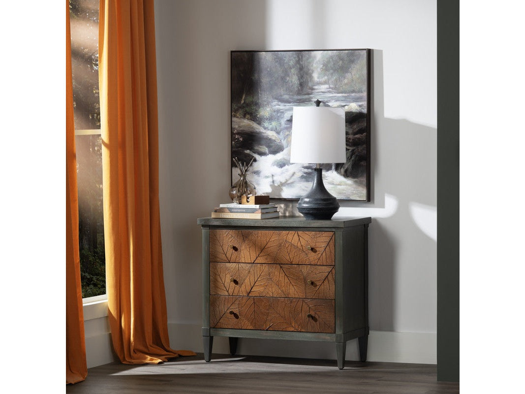 Arbor Gray/Brown Three-Drawer Chest - Ornate Home