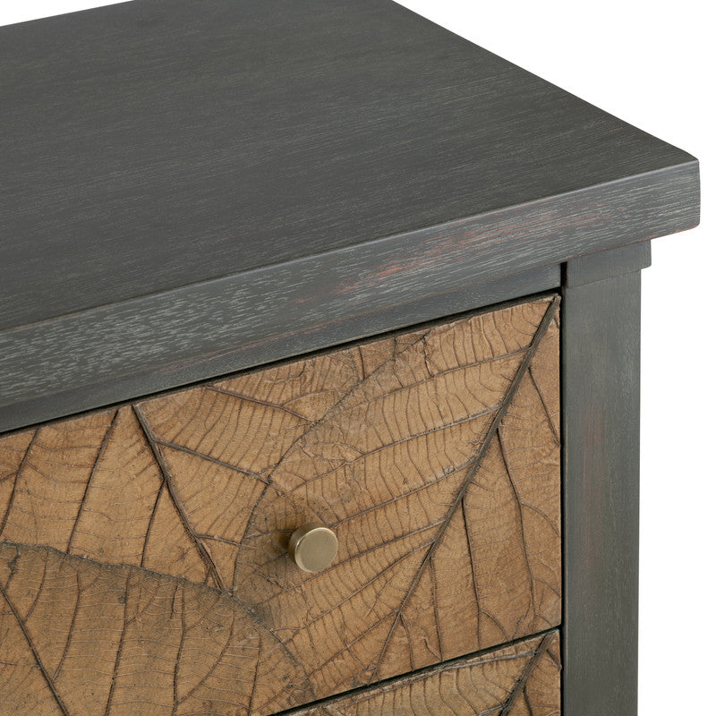 Arbor Gray/Brown Three-Drawer Chest - Ornate Home