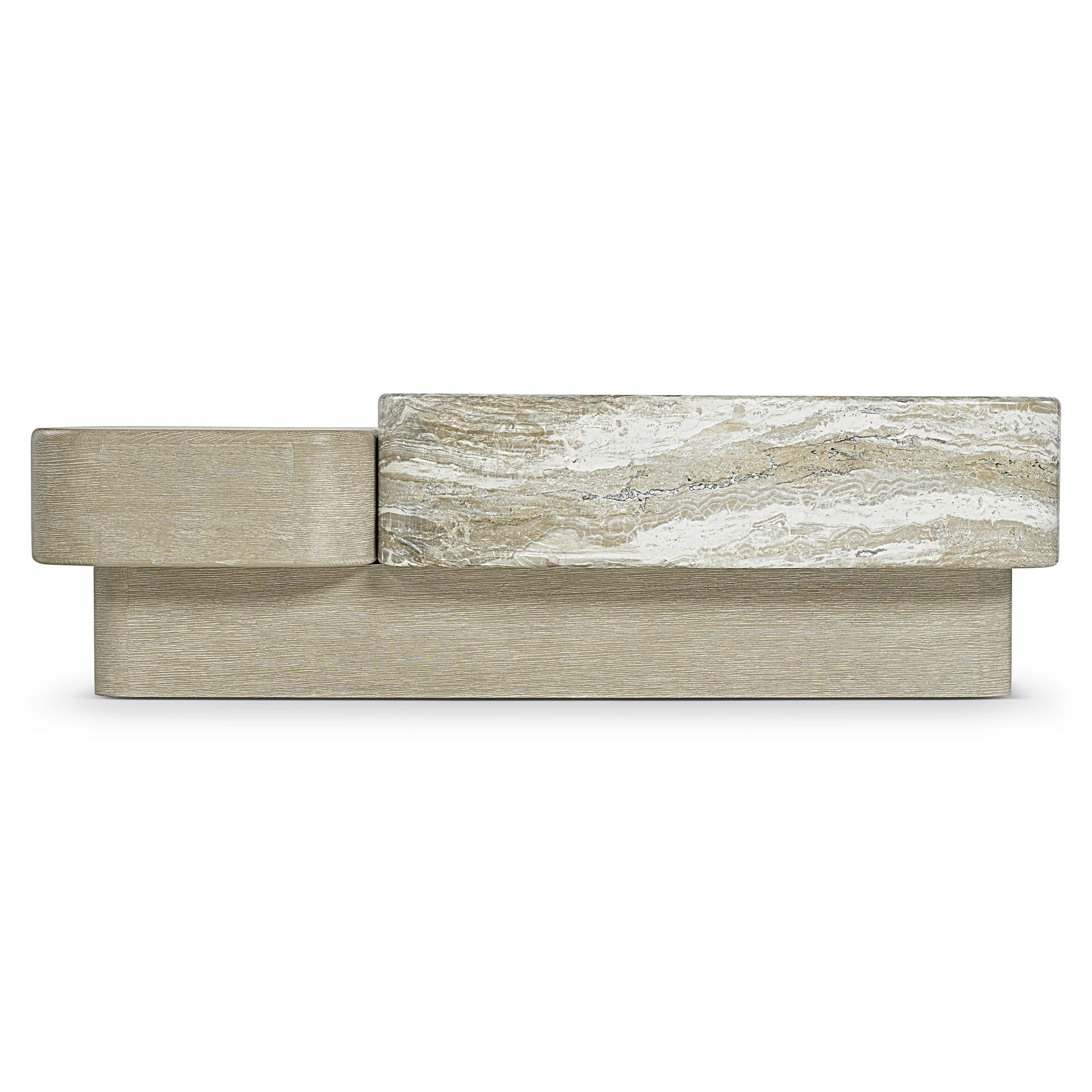 Arcadia Clay/Kalta Faux Stone Cocktail Table - Ornate Home