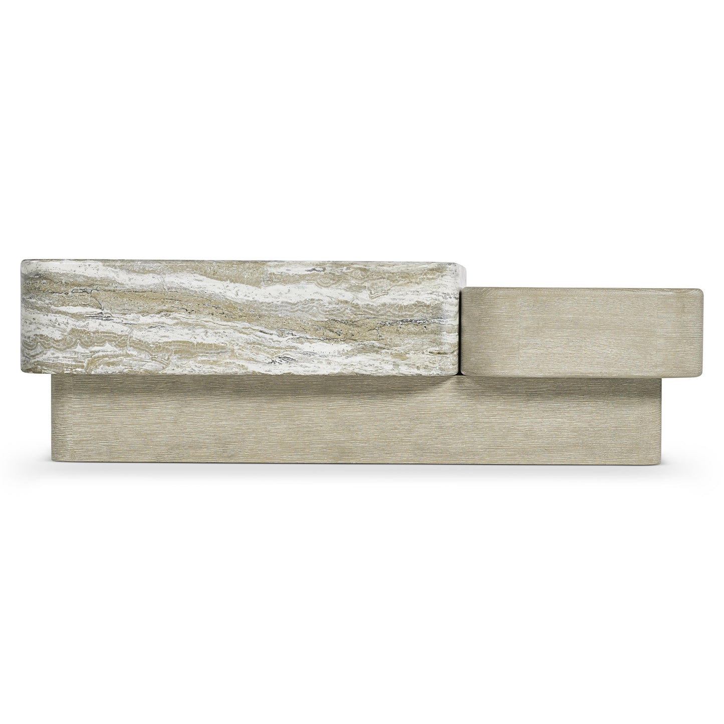 Arcadia Clay/Kalta Faux Stone Cocktail Table - Ornate Home