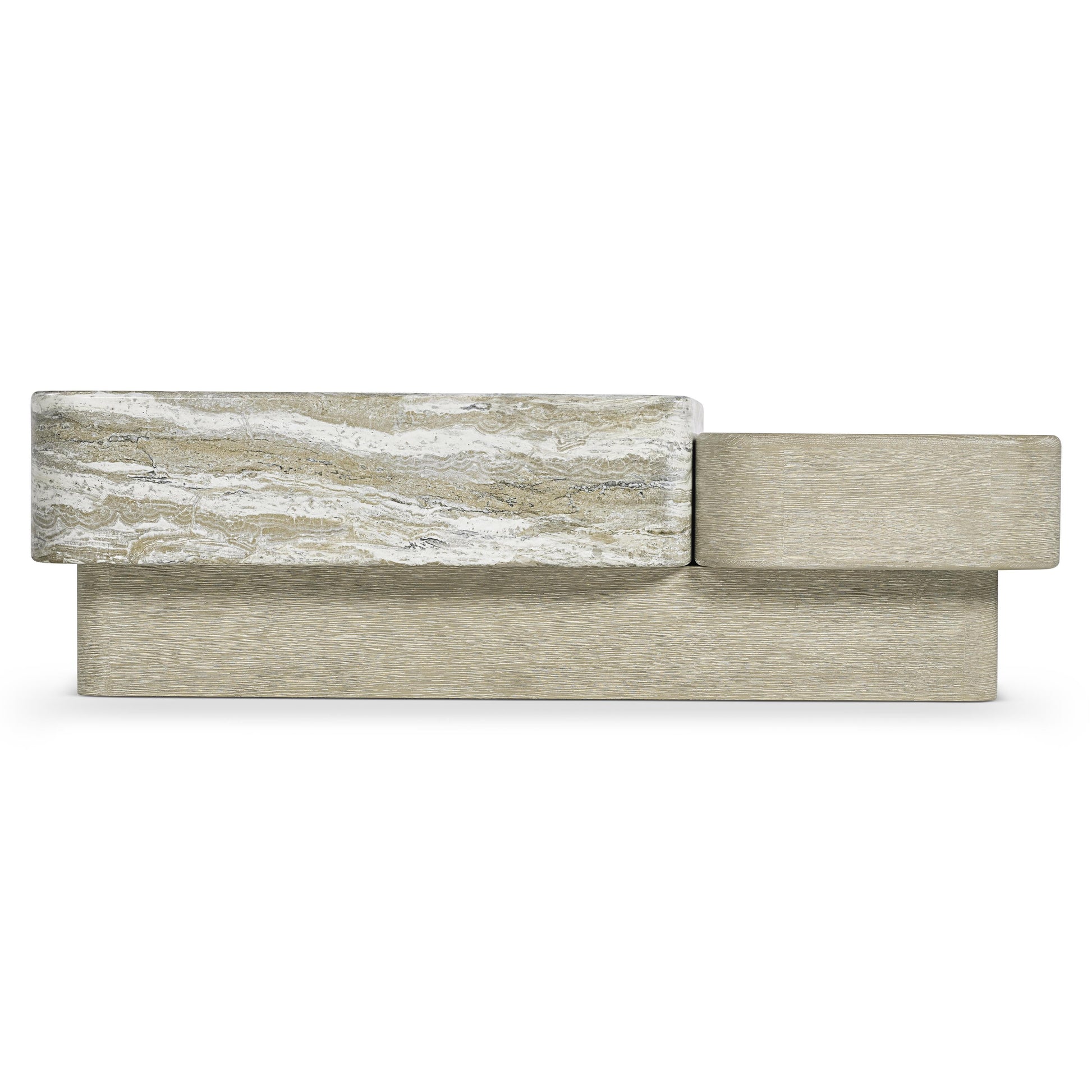 Arcadia Clay/Kalta Faux Stone Cocktail Table - Ornate Home