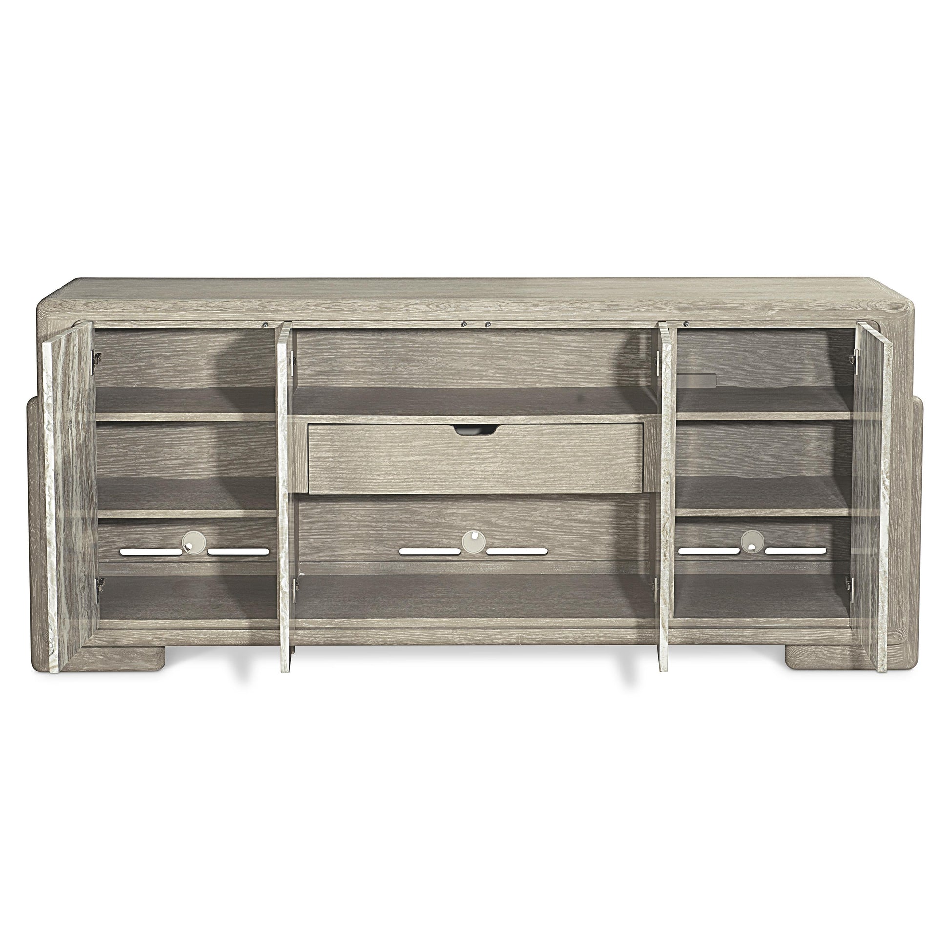 Arcadia Kalta Faux Stone/Clay Entertainment Credenza - Ornate Home