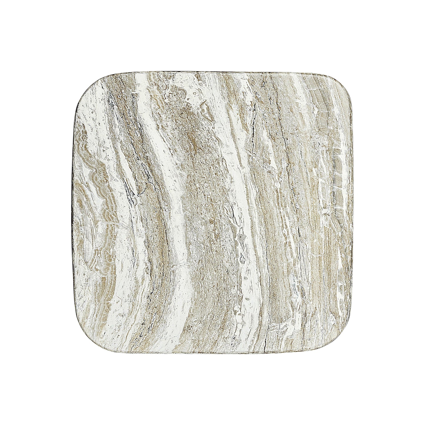 Arcadia Kalta Faux Stone Side Table - Ornate Home