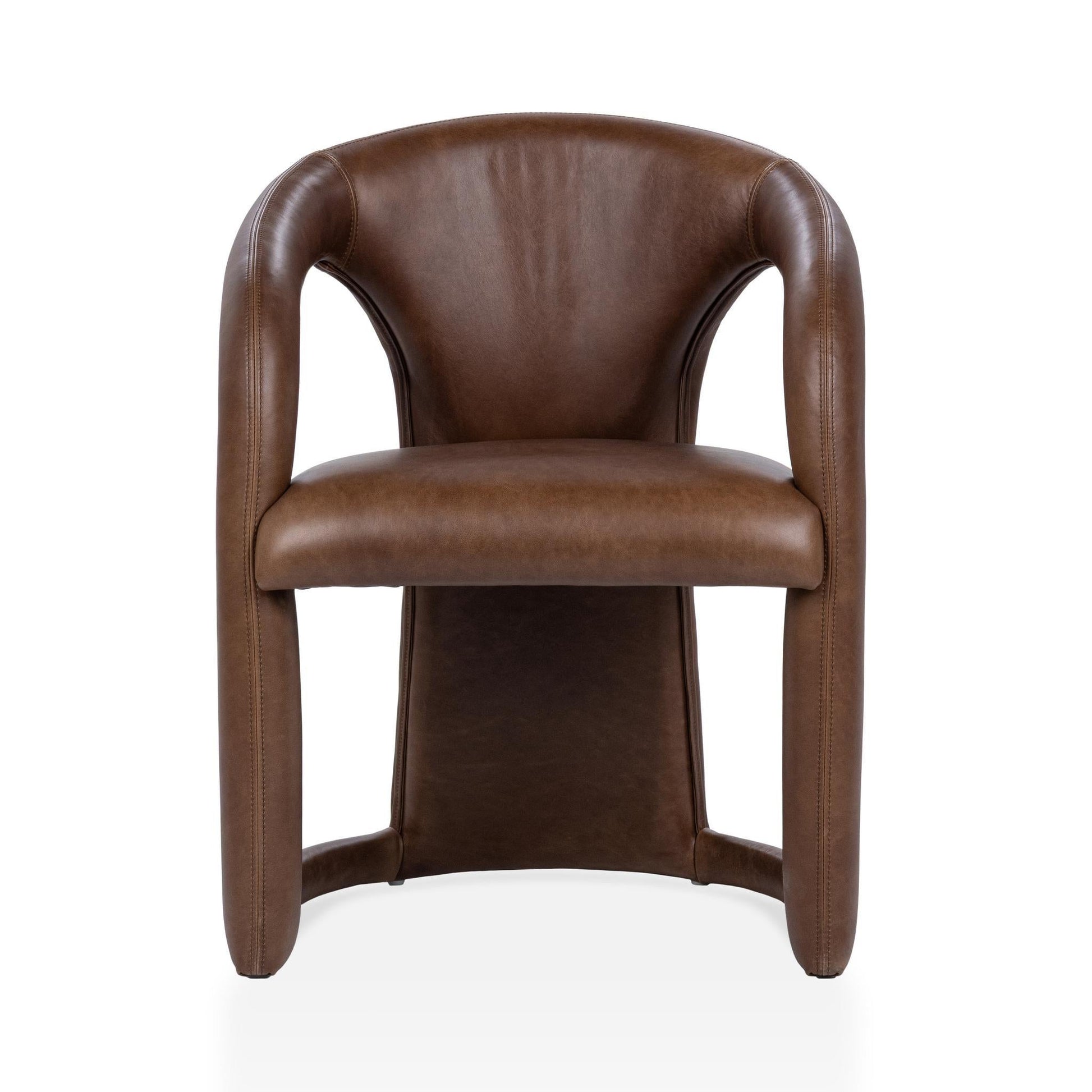 Archie Bison Brown Dining Chair - Ornate Home