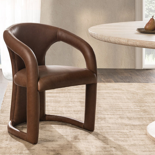 Archie Bison Brown Dining Chair - Ornate Home
