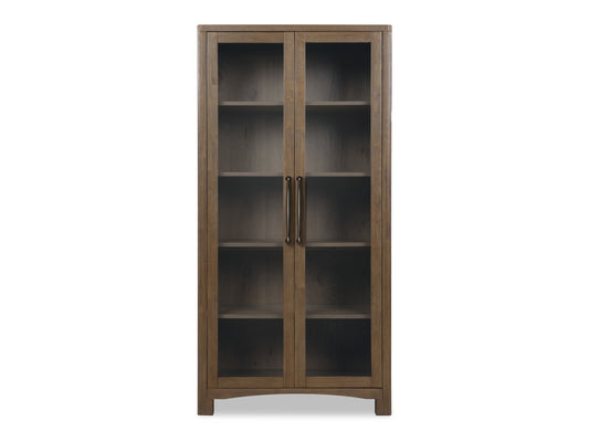 Arden Tavern Brown Curio Cabinet - Ornate Home
