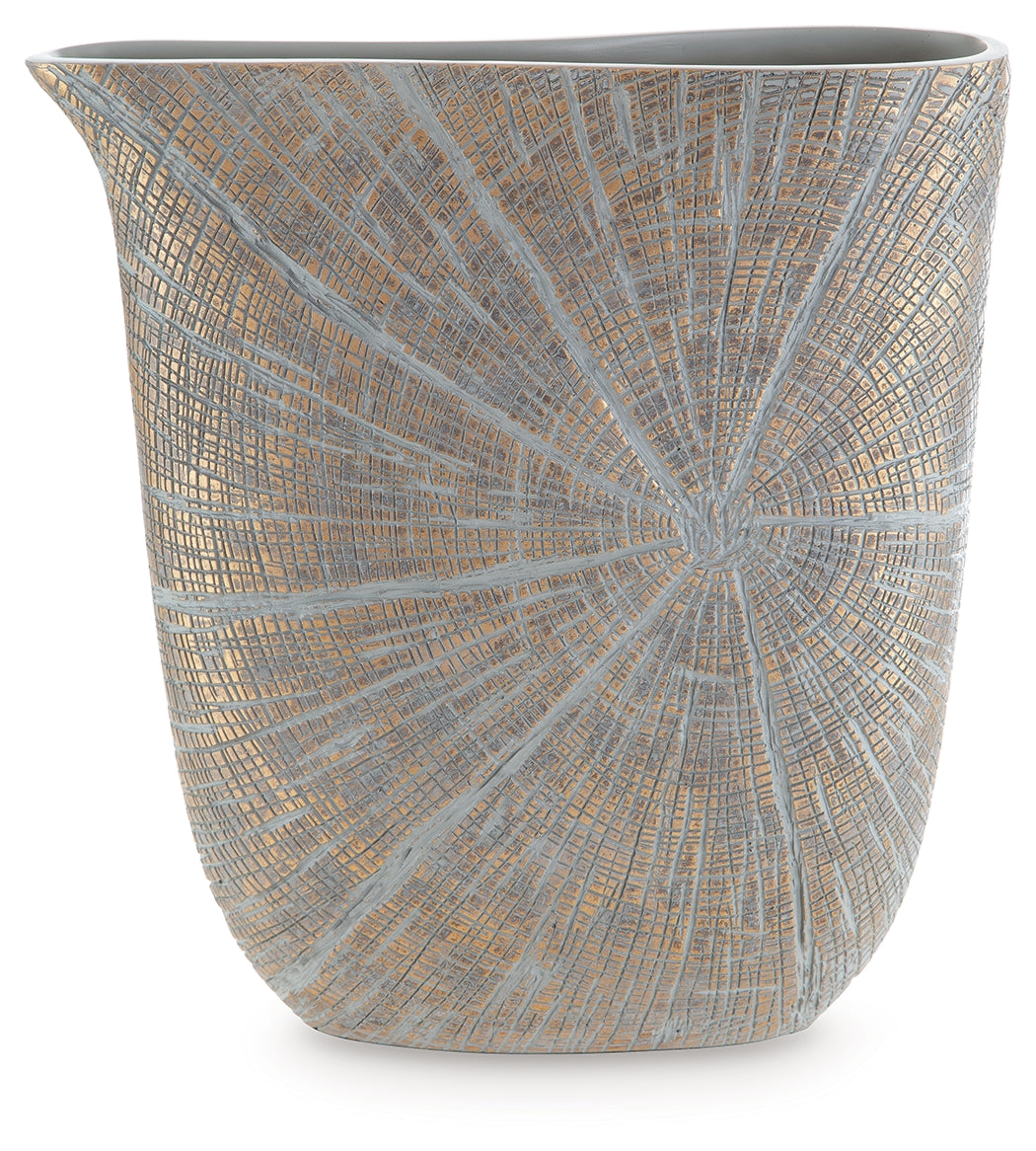 Ardenley Antique Gold Vase- Viva Furn