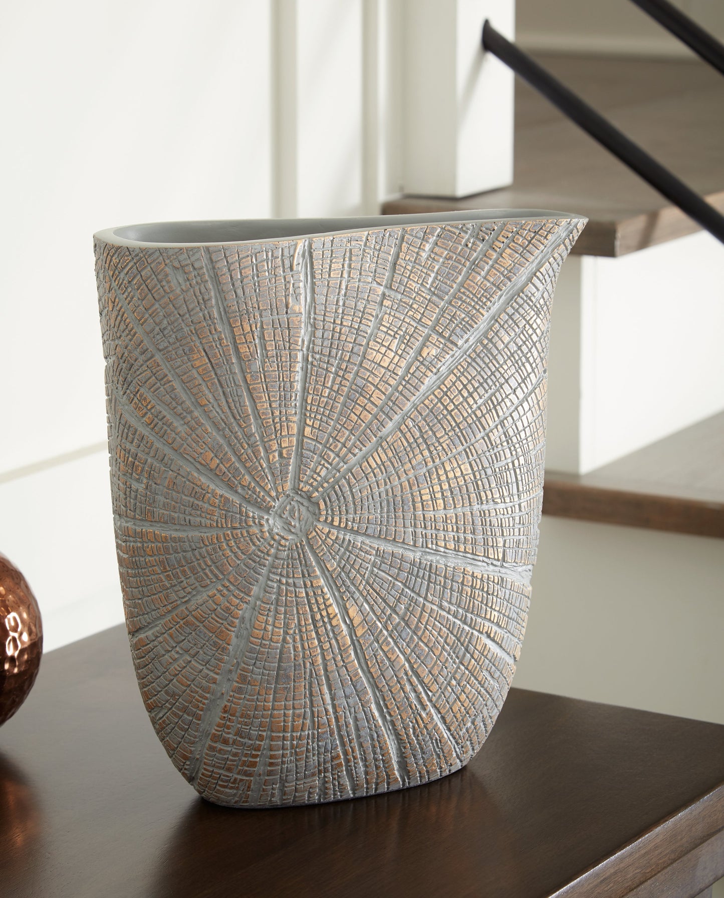 Ardenley Antique Gold Vase- Viva Furn