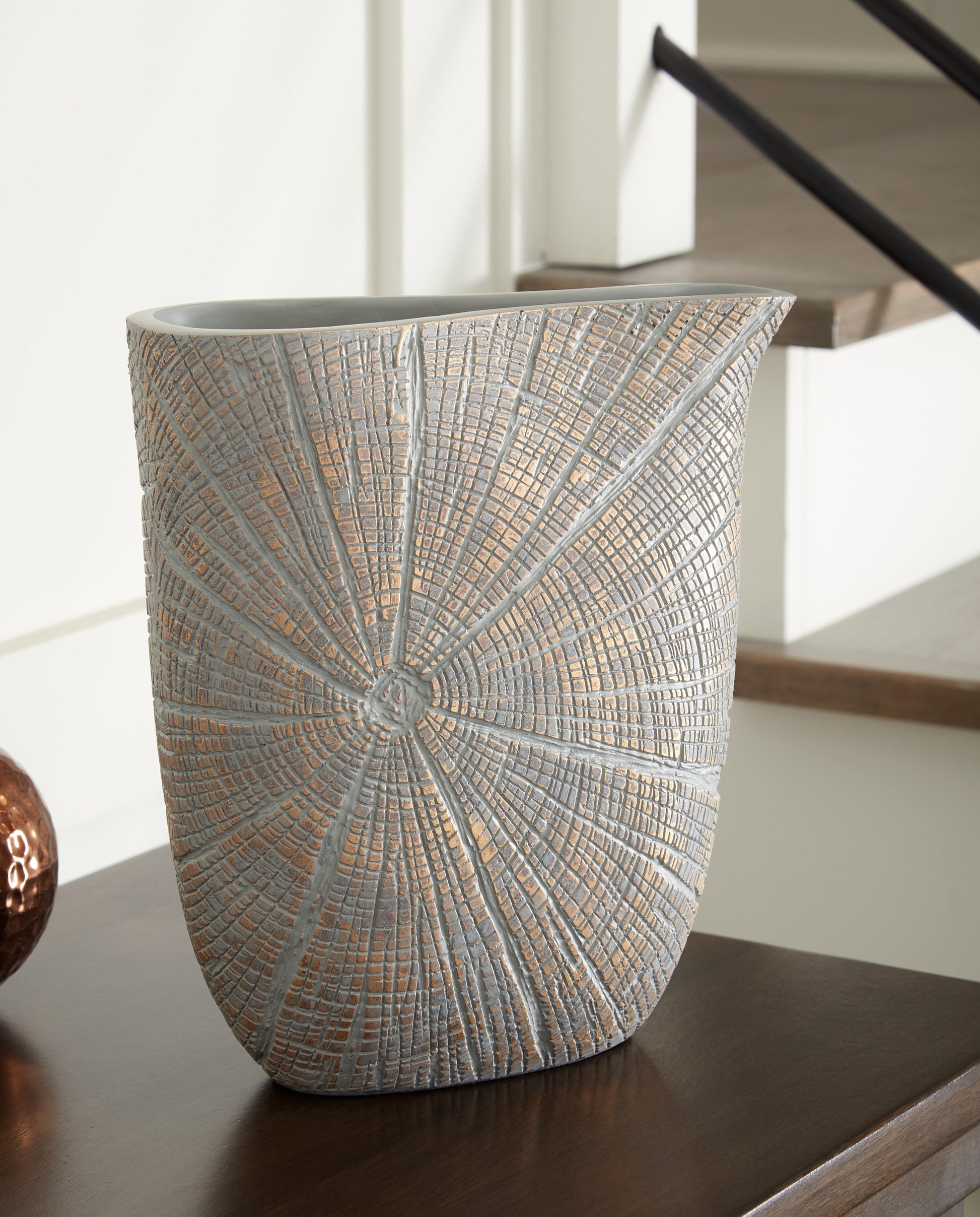 Ardenley Antique Gold Vase- Viva Furn