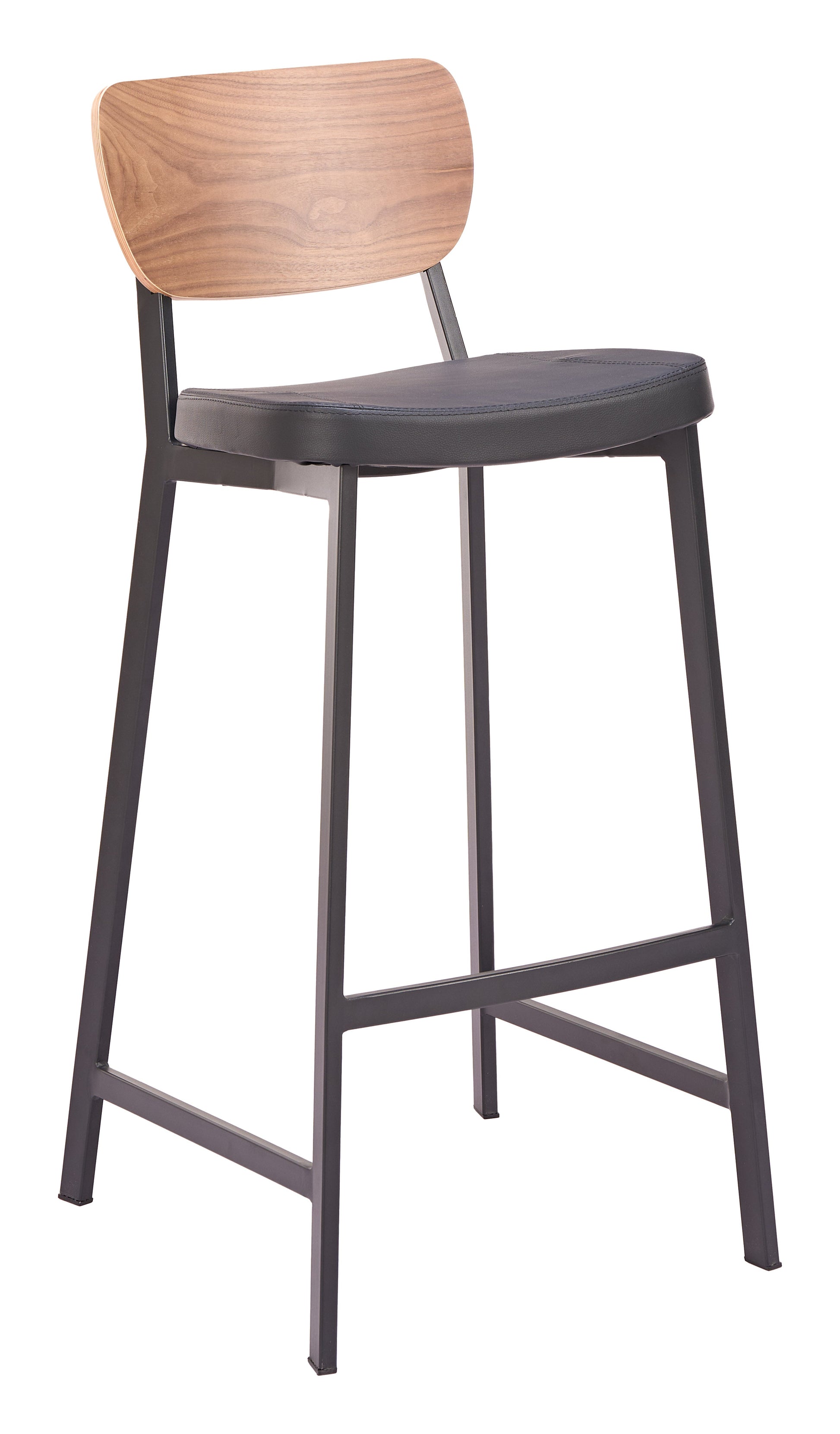 Ardenne Black & Brown Barstool (Set of 2) - Ornate Home