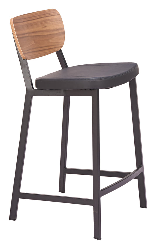 Ardenne Black & Brown Counter Stool (Set of 2) - Ornate Home