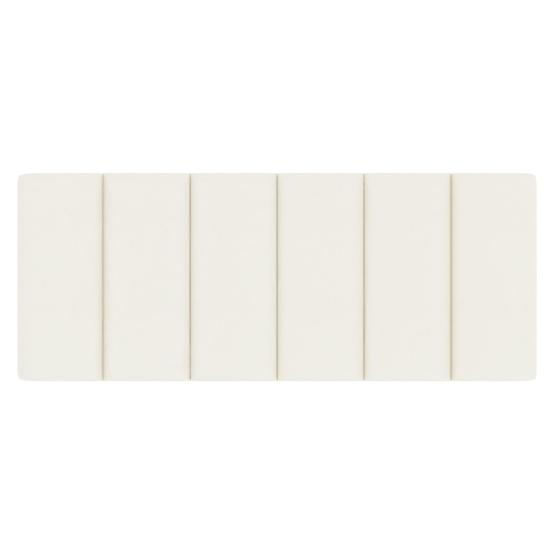 Ardmore White/Cream Leather Bench - Ornate Home