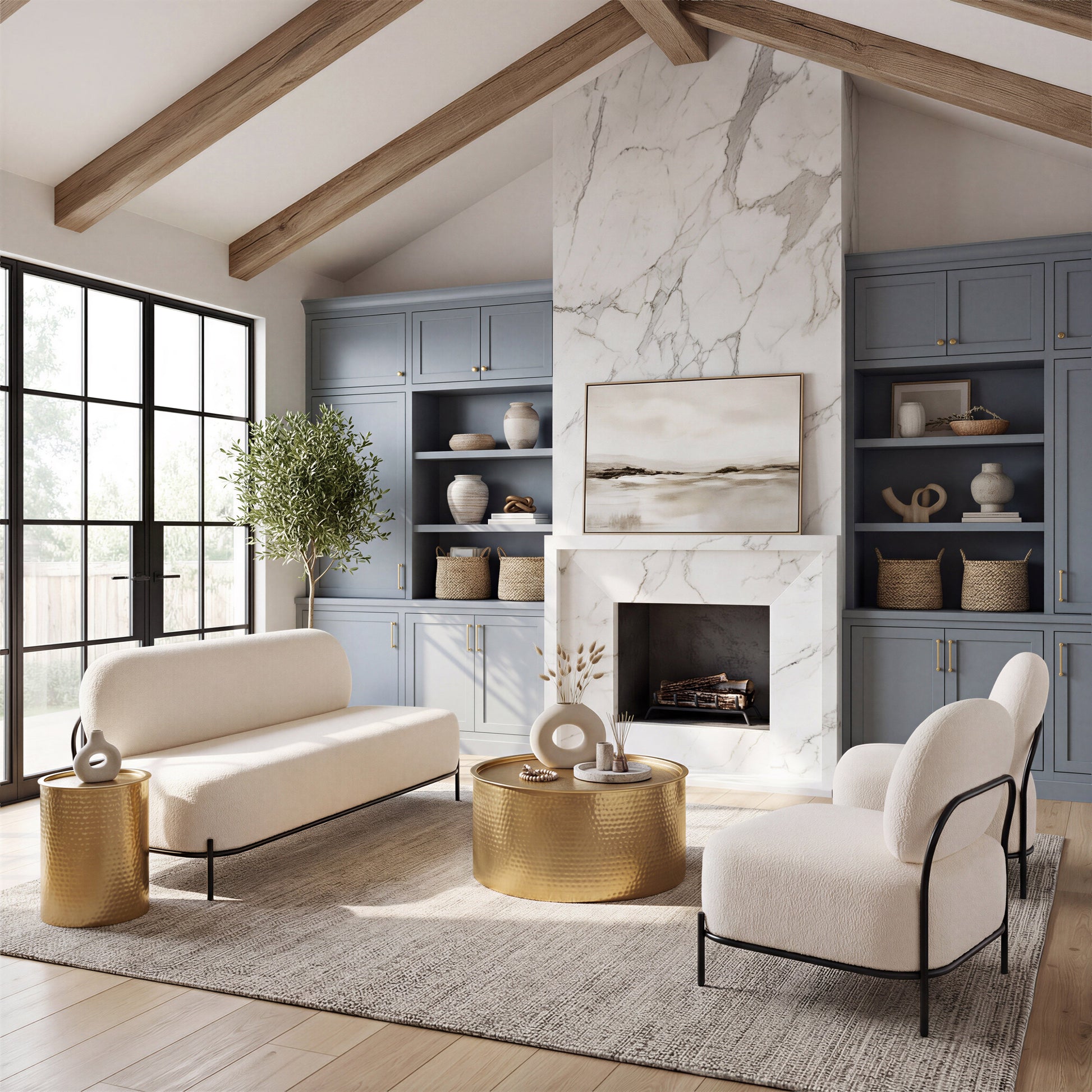 Arendal Vanilla Accent Chair - Ornate Home