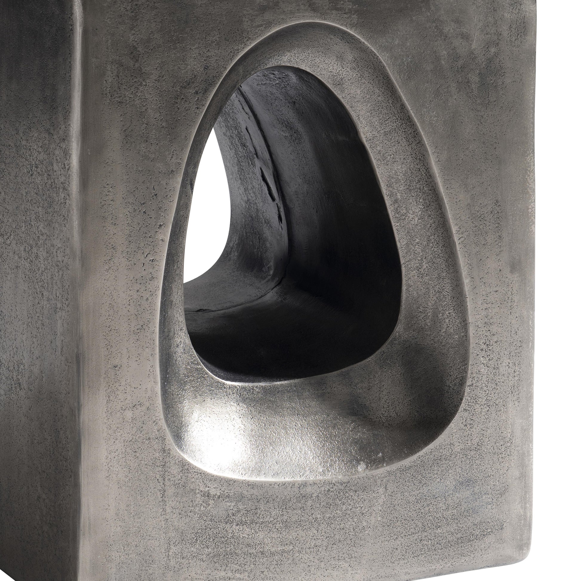 Argo Graphite Side Table - Ornate Home