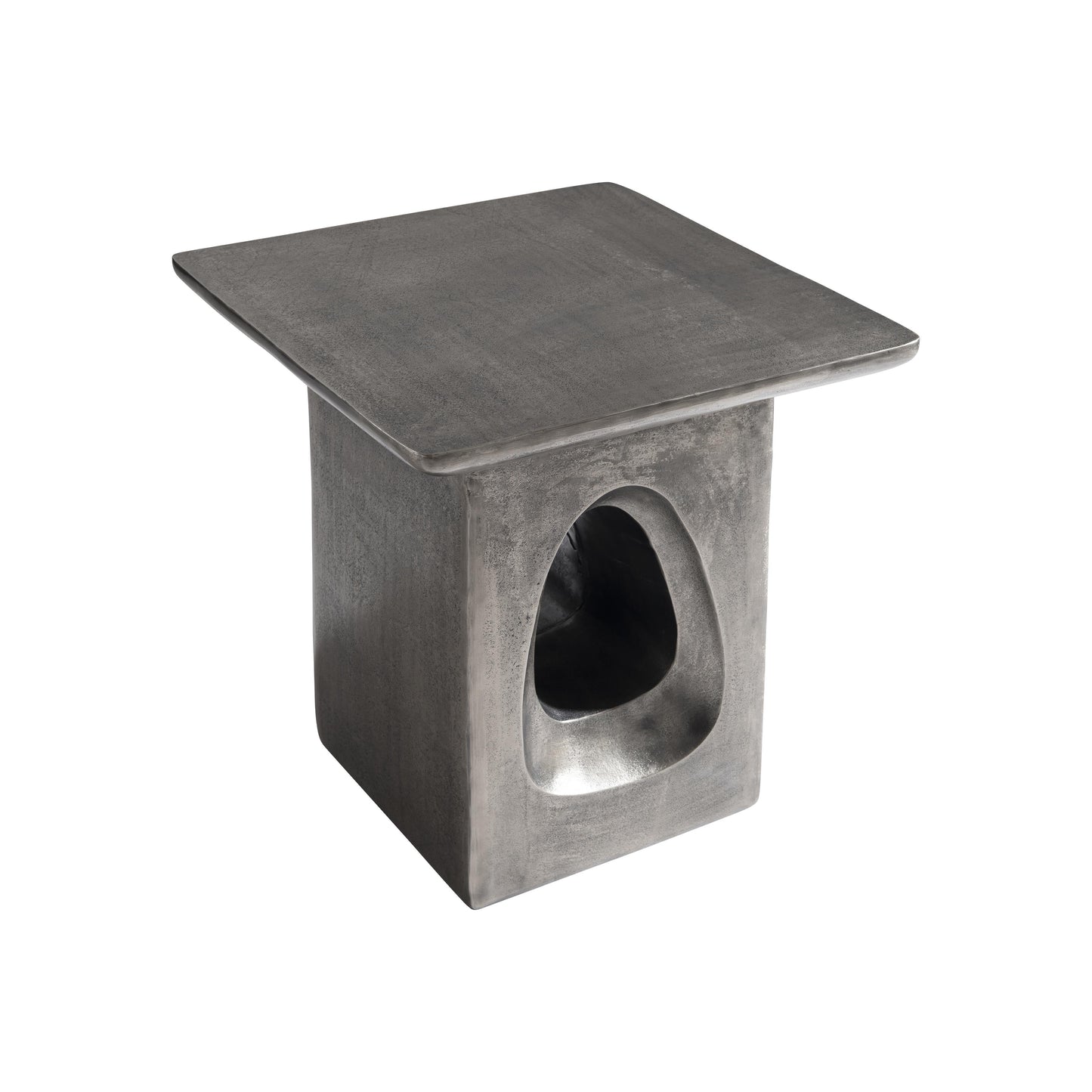 Argo Graphite Side Table - Ornate Home