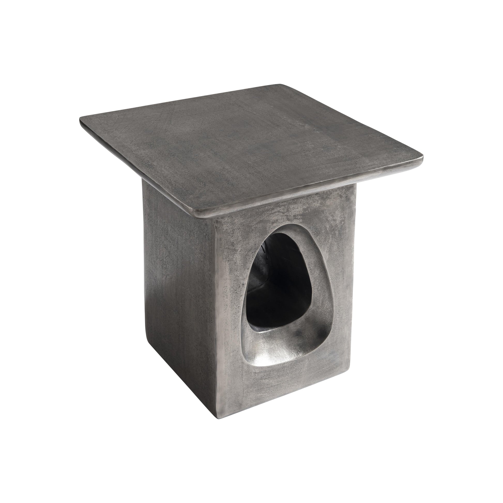 Argo Graphite Side Table - Ornate Home