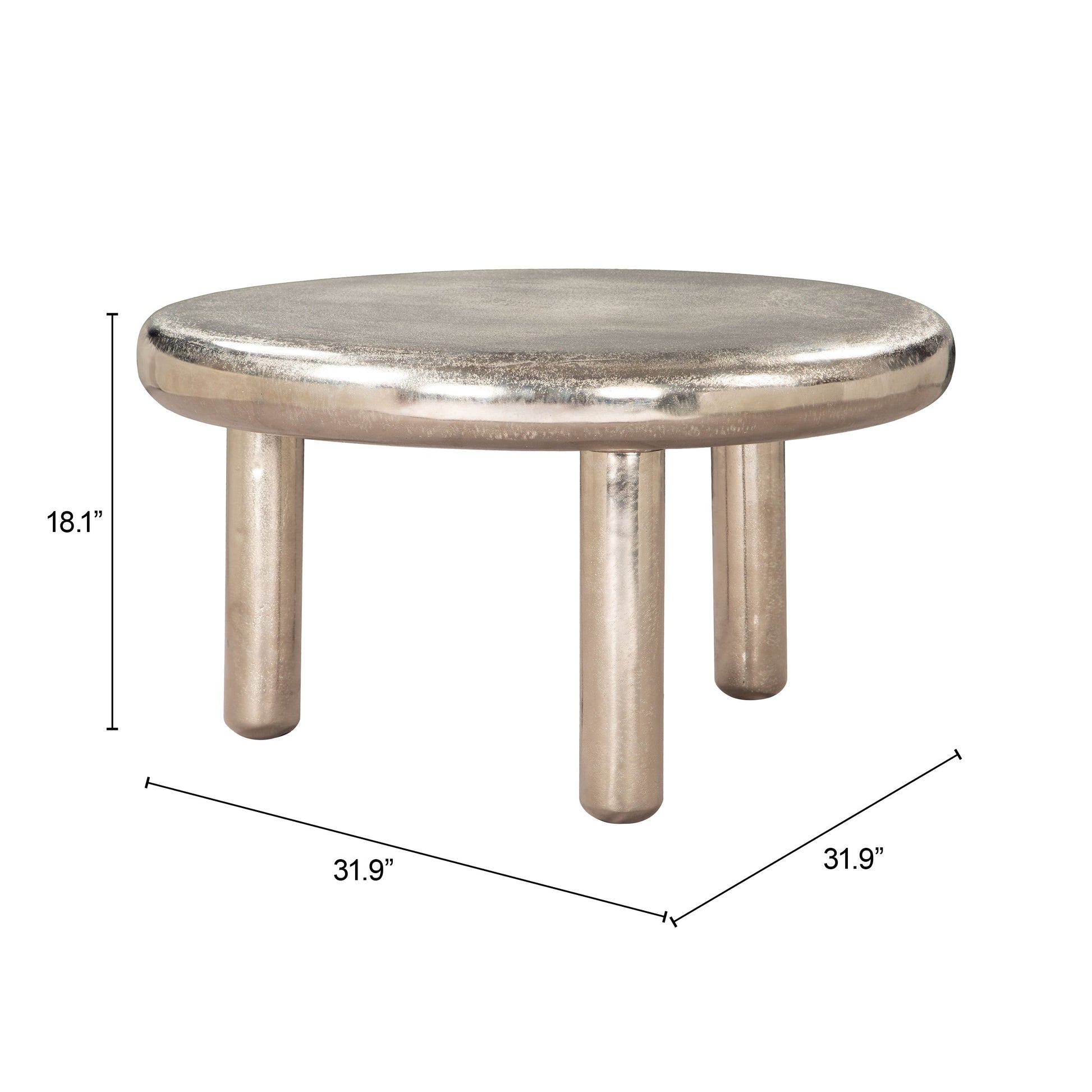 Arian Silver Coffee Table - Ornate Home