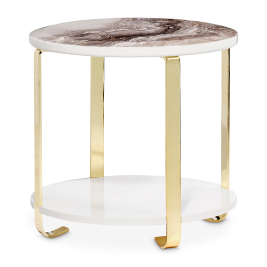 Ariana Gold End Table - Ornate Home