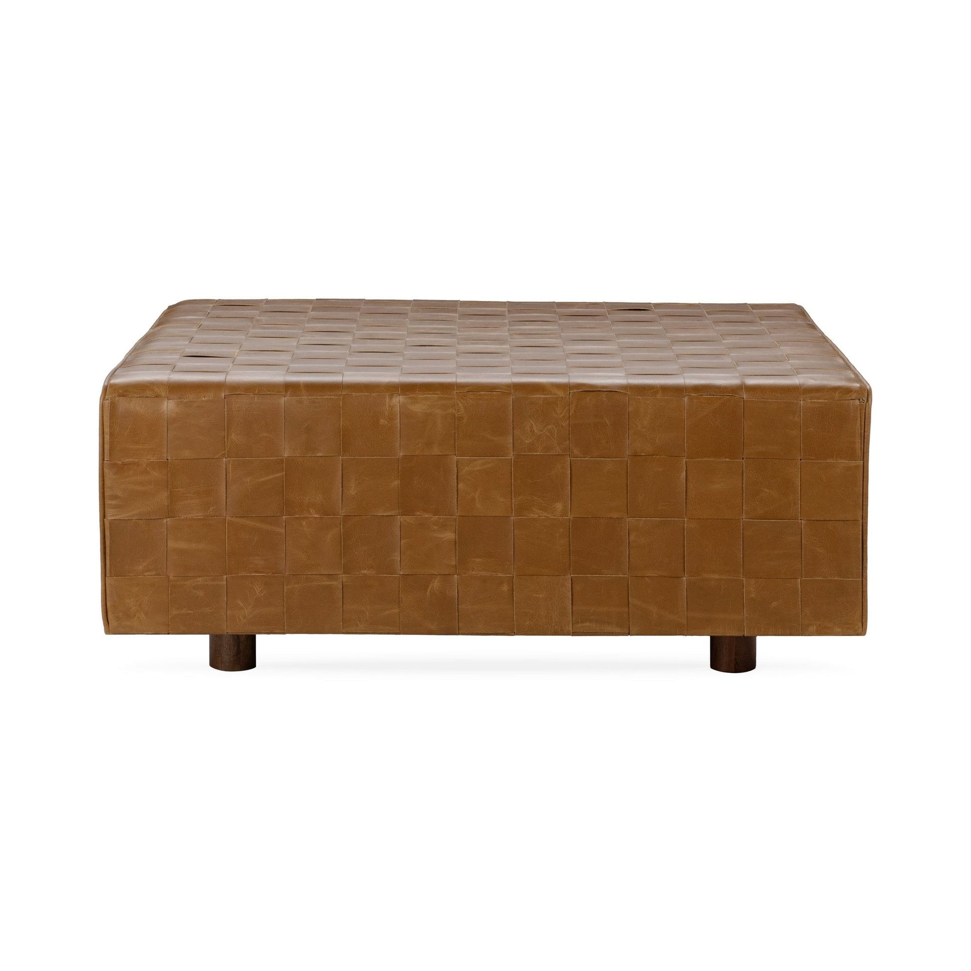 Aristo Autum Maple Square Ottoman - Ornate Home