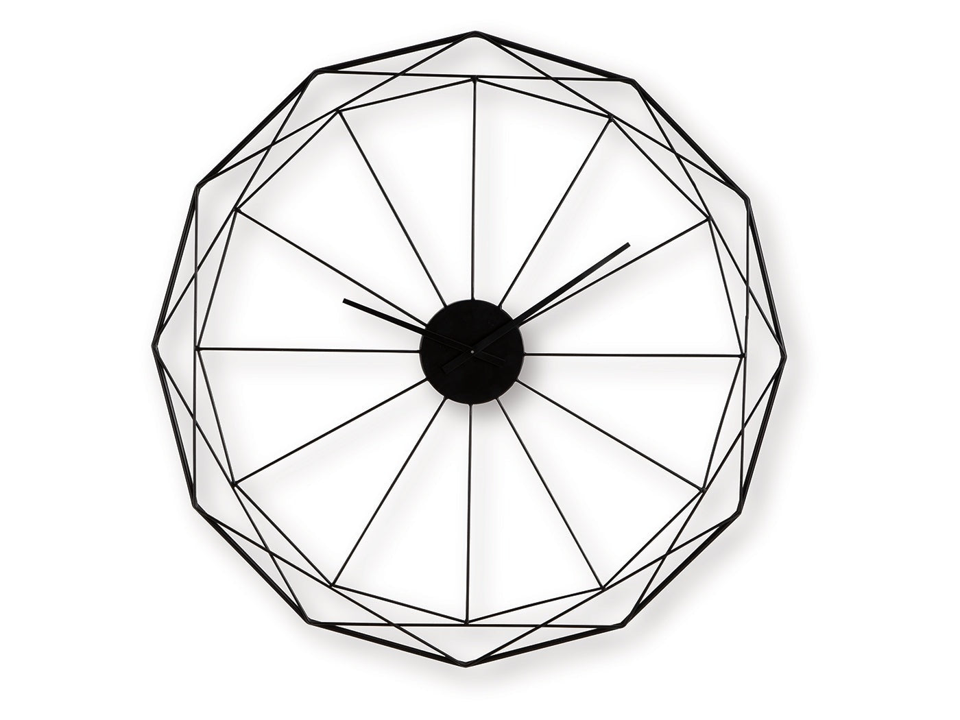 Arkthorne Black Wall Clock- Viva Furn