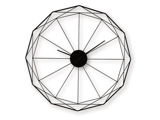 Arkthorne Black Wall Clock- Viva Furn