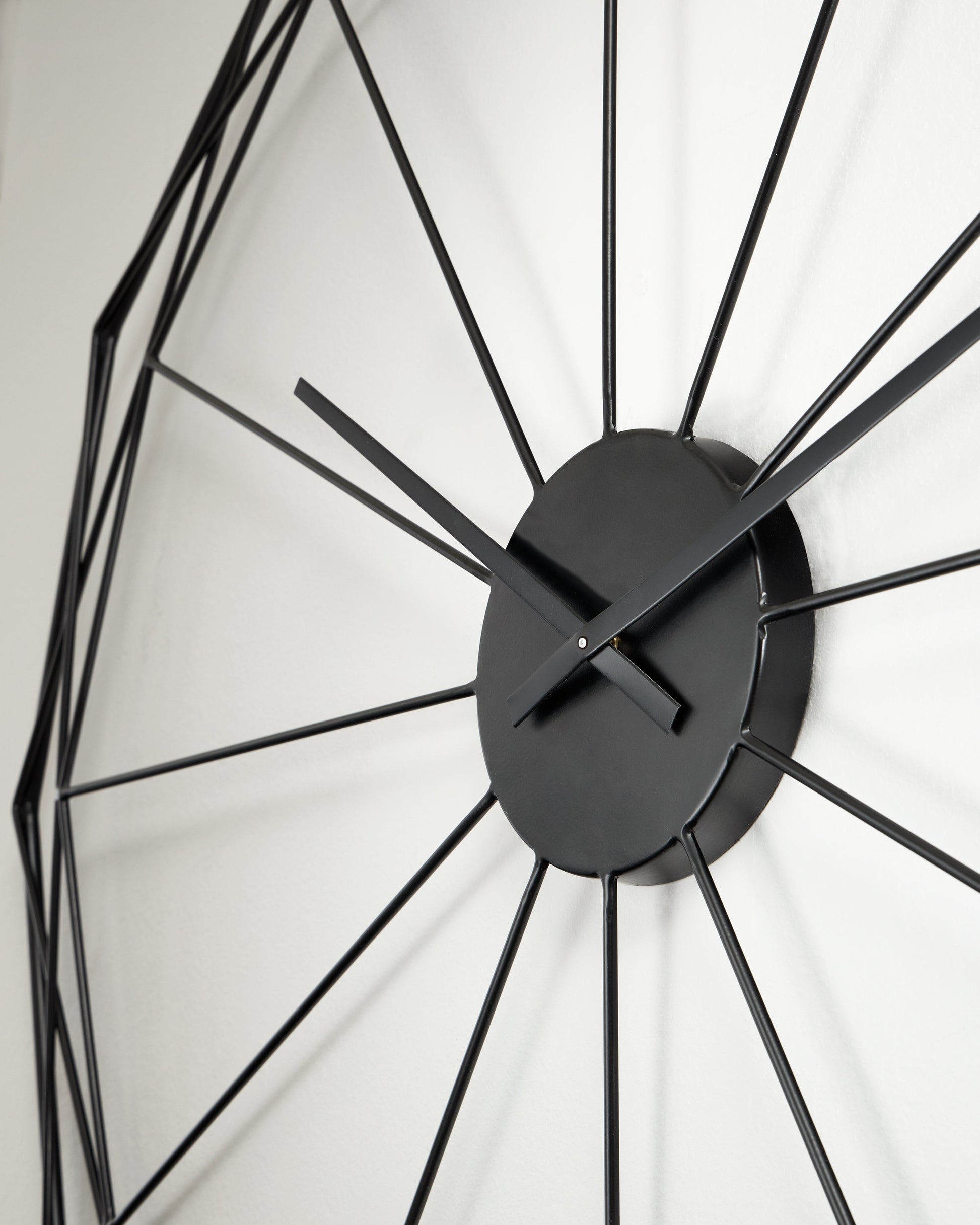 Arkthorne Black Wall Clock- Viva Furn