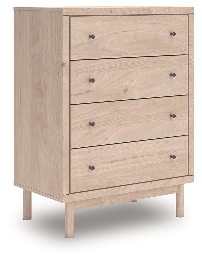 Arloster Tan Four Drawer Chest- Viva Furn