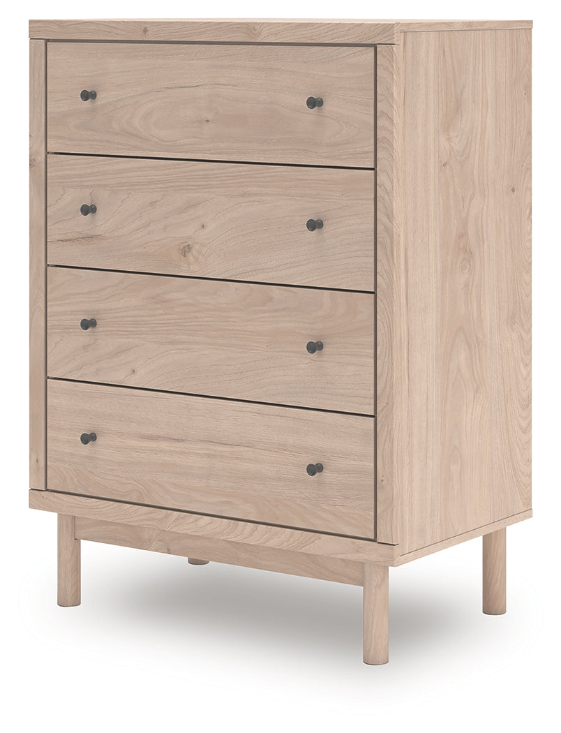Arloster Tan Four Drawer Chest- Viva Furn