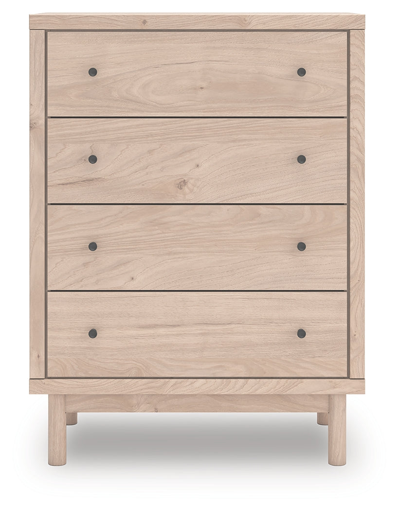 Arloster Tan Four Drawer Chest- Viva Furn