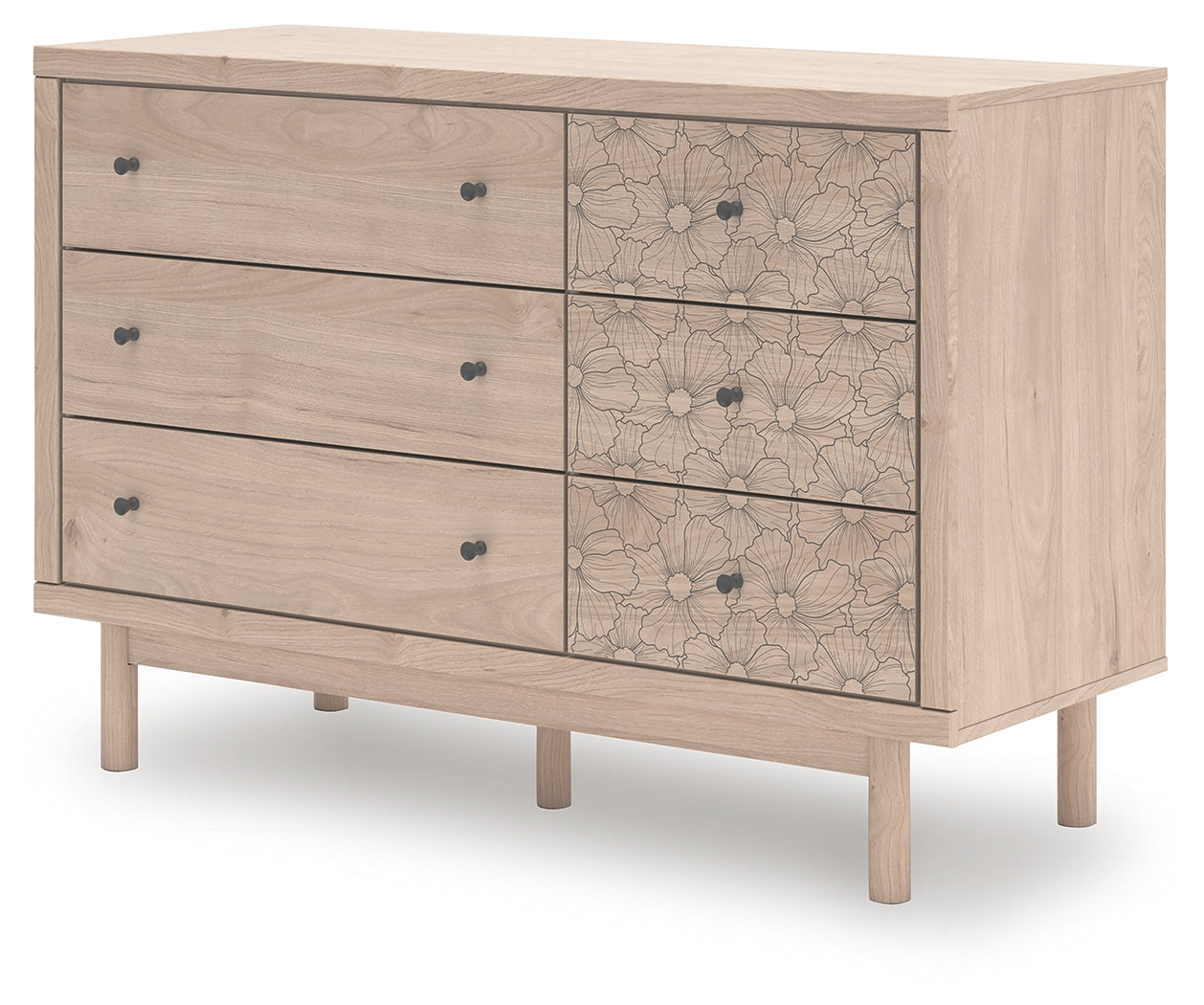 Arloster Tan Six Drawer Dresser- Viva Furn