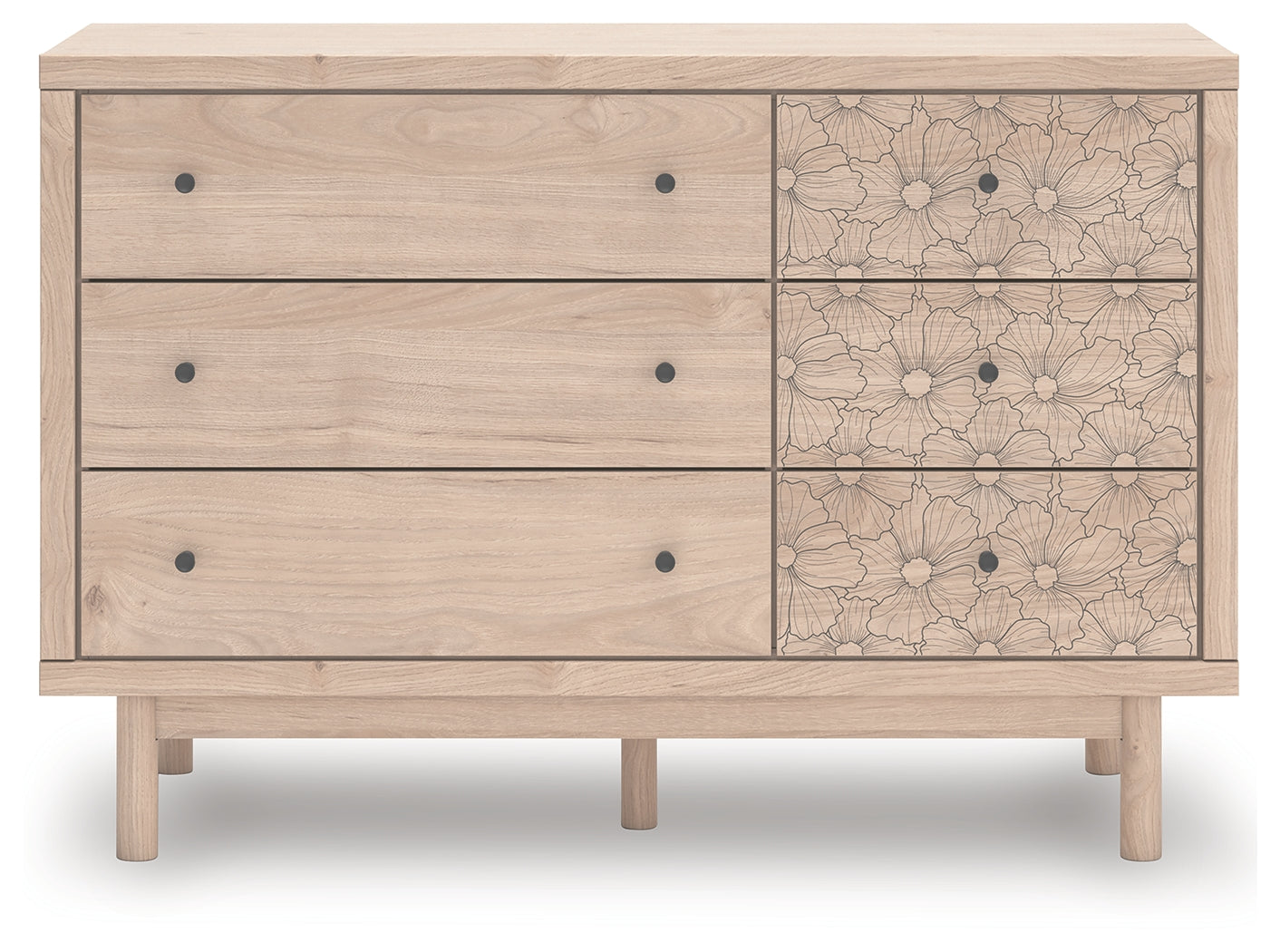 Arloster Tan Six Drawer Dresser- Viva Furn