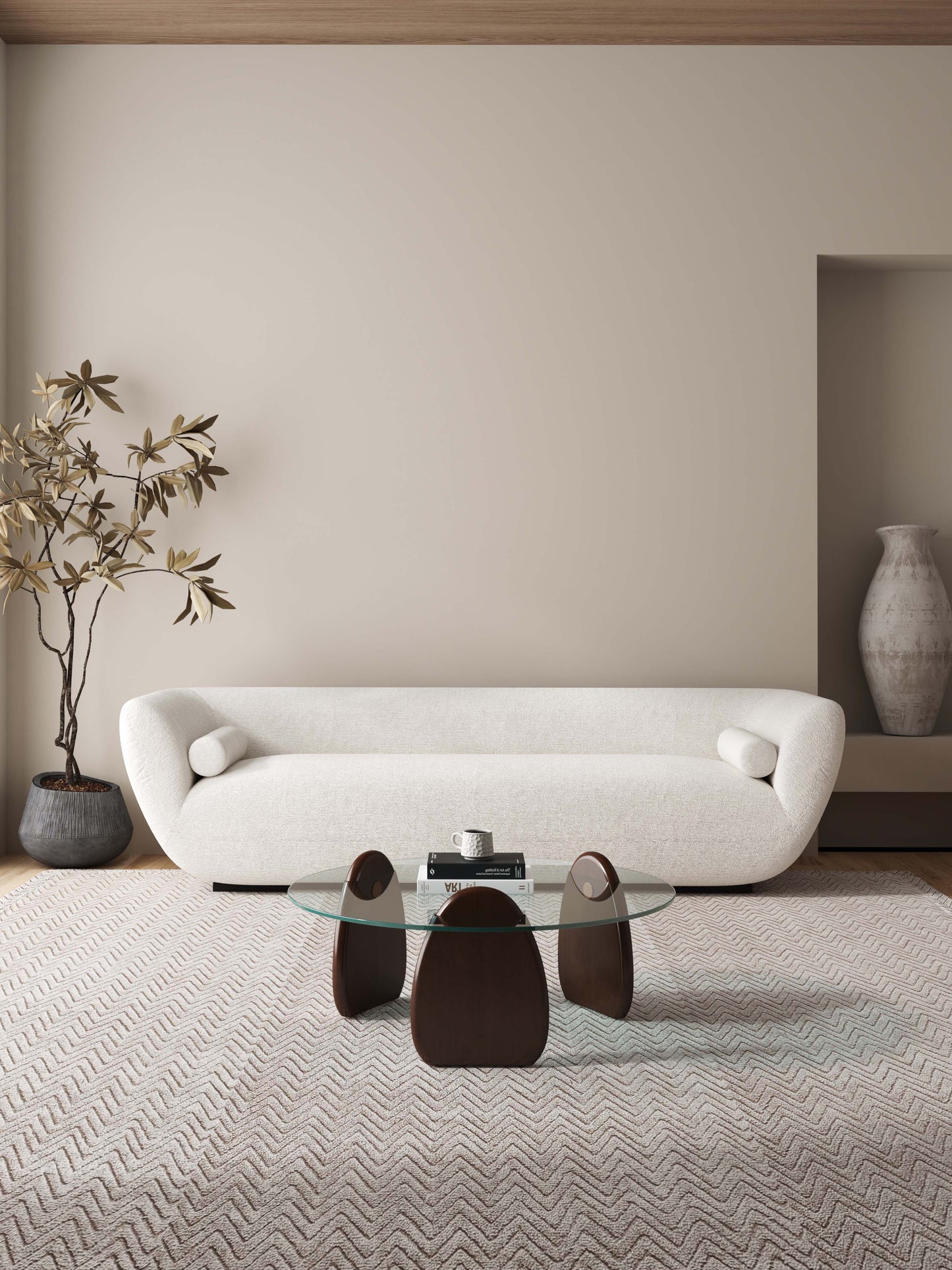 Artesia Coffee Table in Dark Walnut - Ornate Home