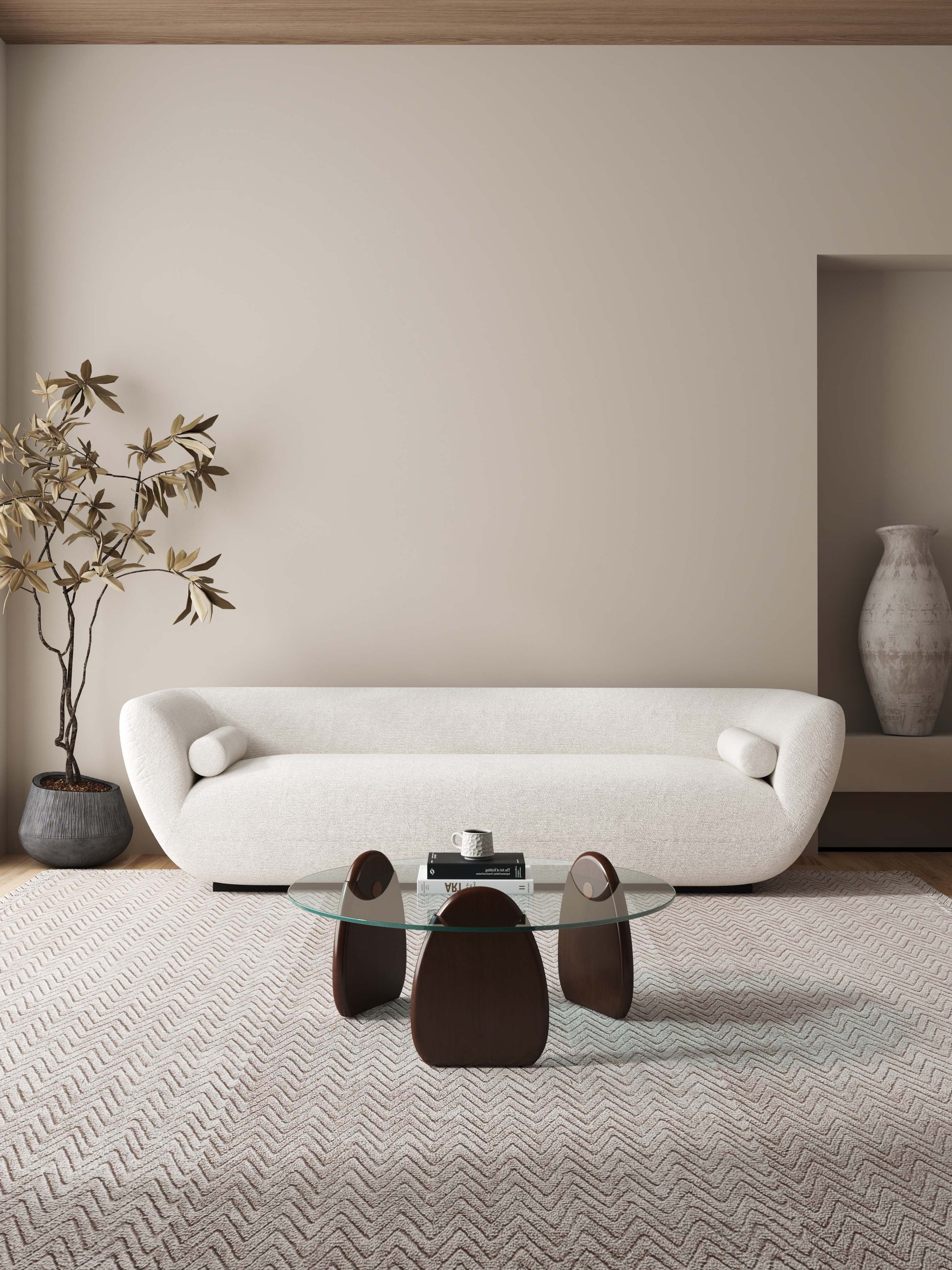 Artesia Coffee Table in Dark Walnut - Ornate Home
