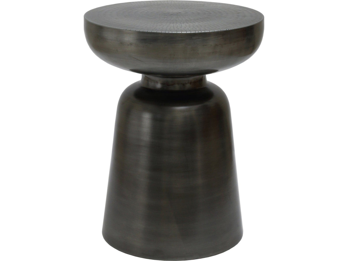Arthur Antique Nickel Accent Table - Ornate Home