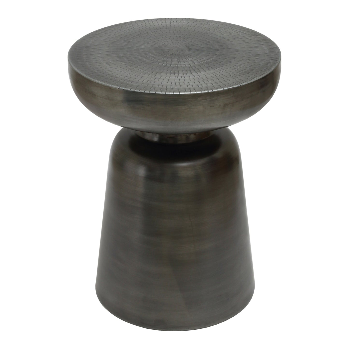 Arthur Antique Nickel Accent Table - Ornate Home
